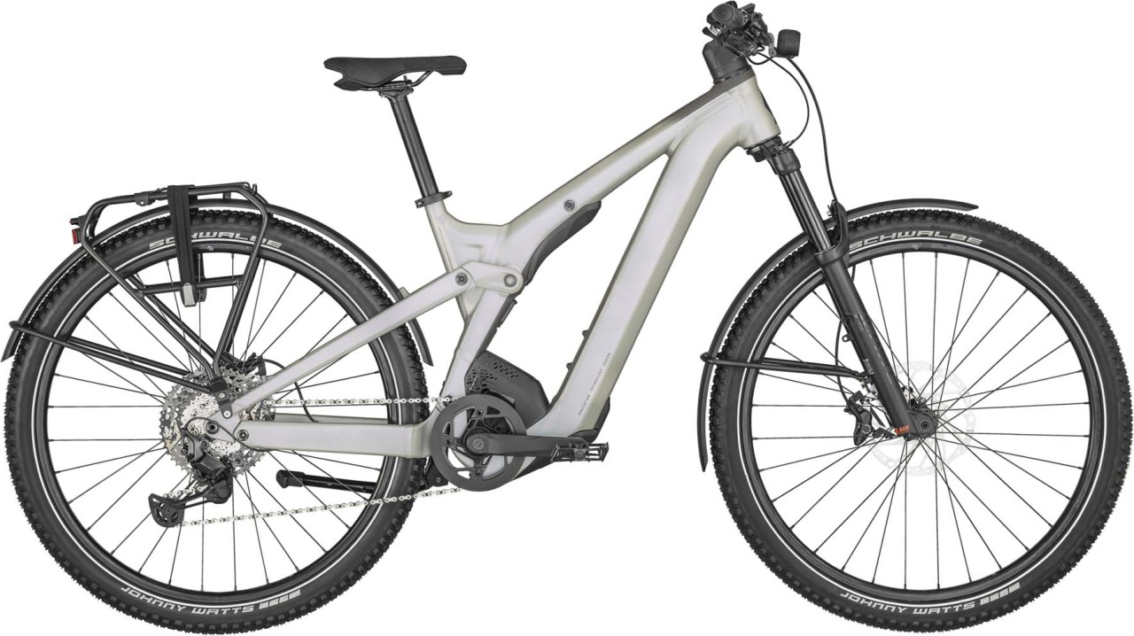 Scott Axis eRIDE FS 10 Prism Lazerfish Silver 2023 - E-Bike Fully Trekkingfiets