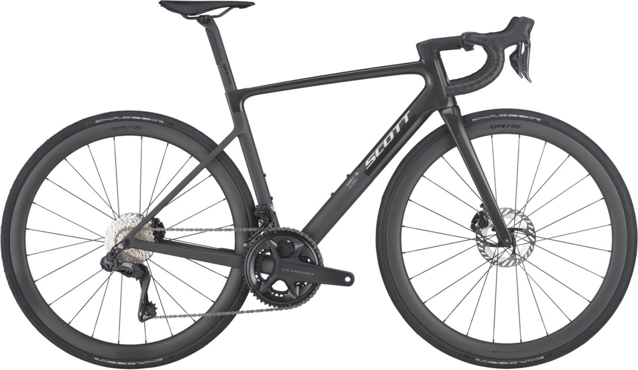 Scott Addict RC 20 carbon black 2025 - Carbon Racefiets