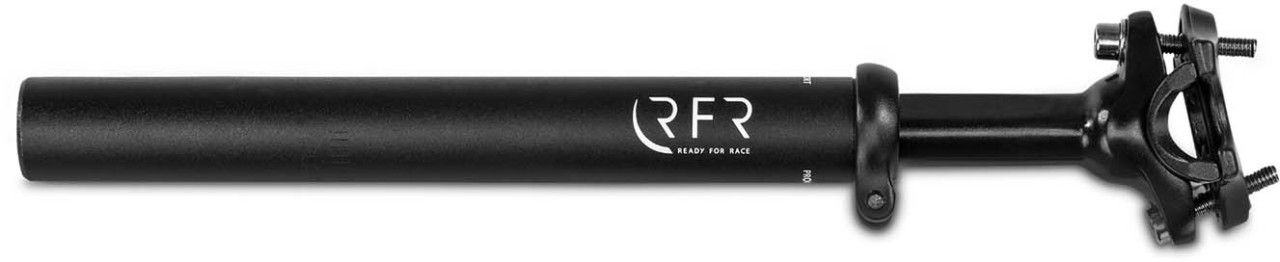 RFR Geveerde zadelpen (80-120kg) zwart - 27,2 mm x 300 mm