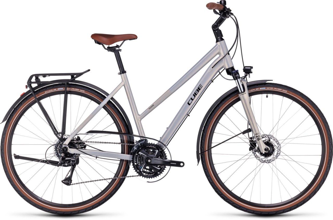 Cube Touring Pro pearlysilver n black 2024 - Trekkingfiets Dames