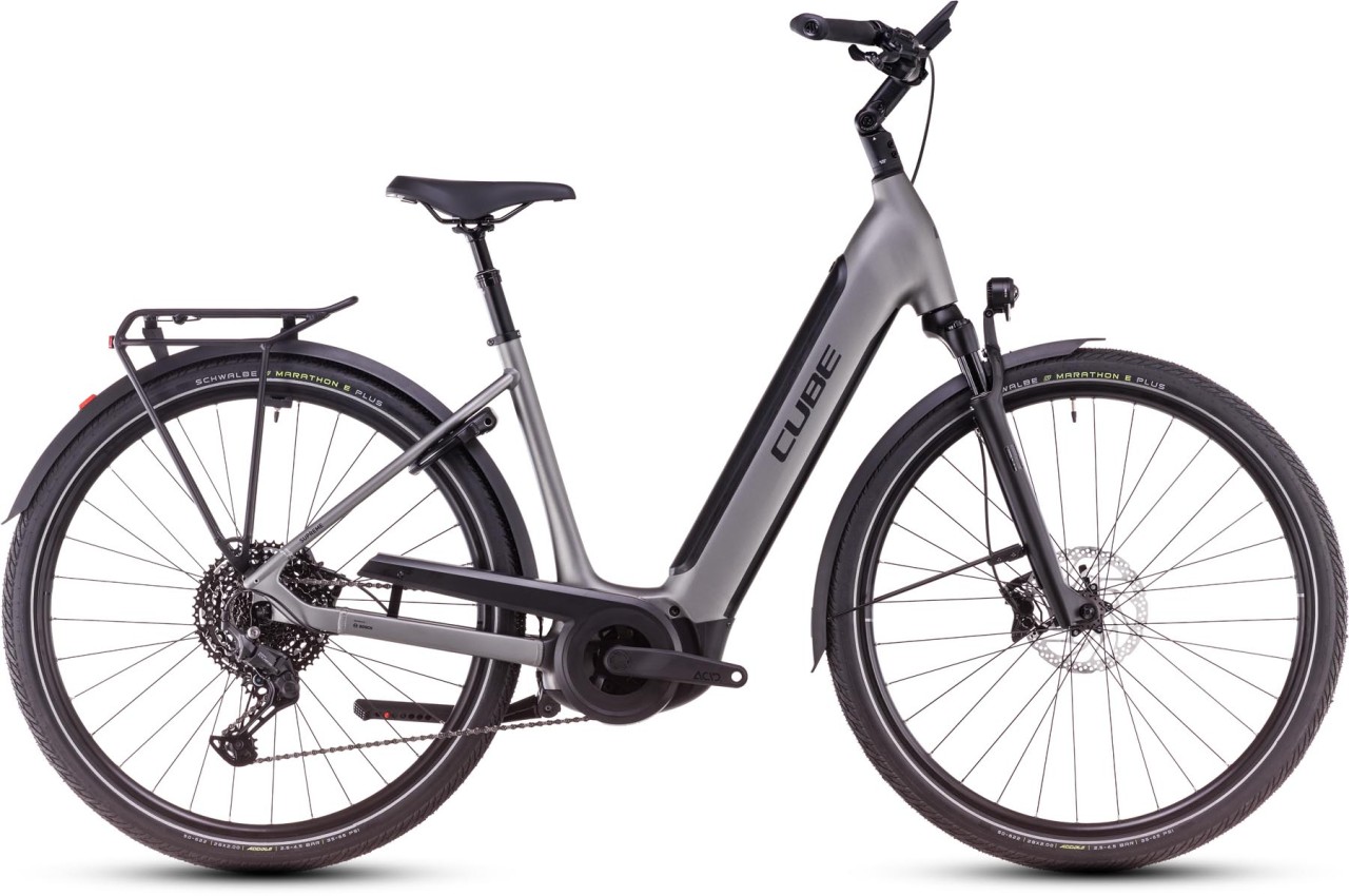 Cube Supreme Hybrid SLX 625 grey n lunar 2025 - E-Bike Trekkingfiets lage instap