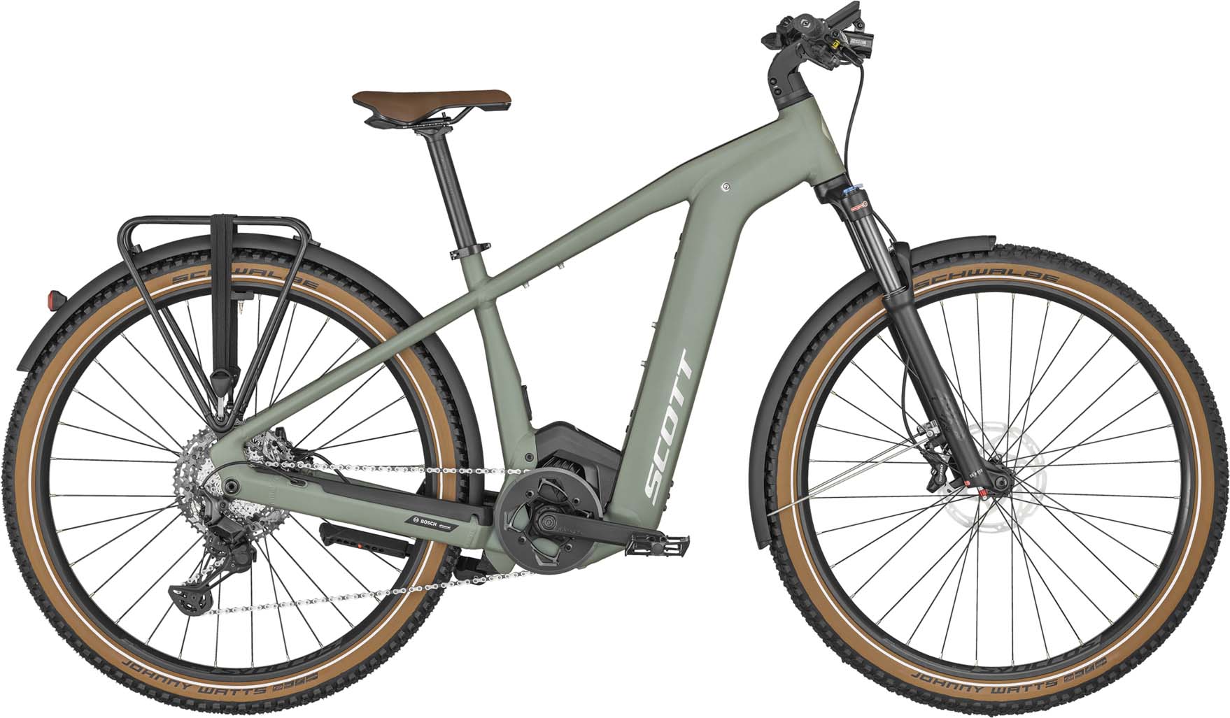 Scott Axis eRIDE 10 Men Highland Green 2023 E Bike Hardtail MTB Trekkingfiets Schade aan het lakwerk MHW