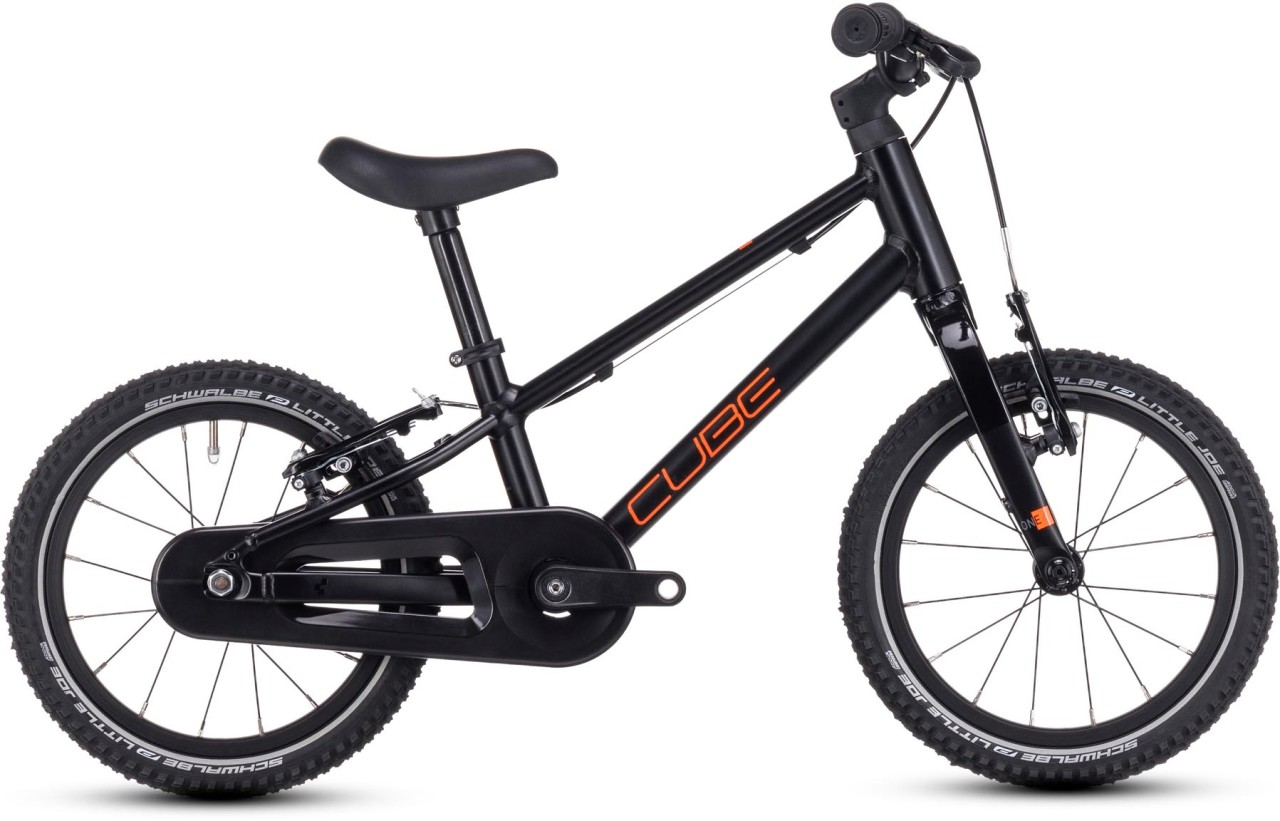 Cube Numove 140 black n orange 2025 - Kinderfiets 14 inch
