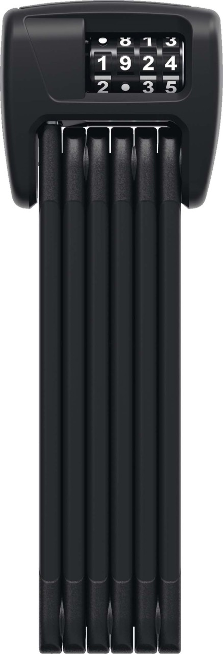 Abus Klapslot BORDO™ Combo 6000C/90 LED zwart + houder SH