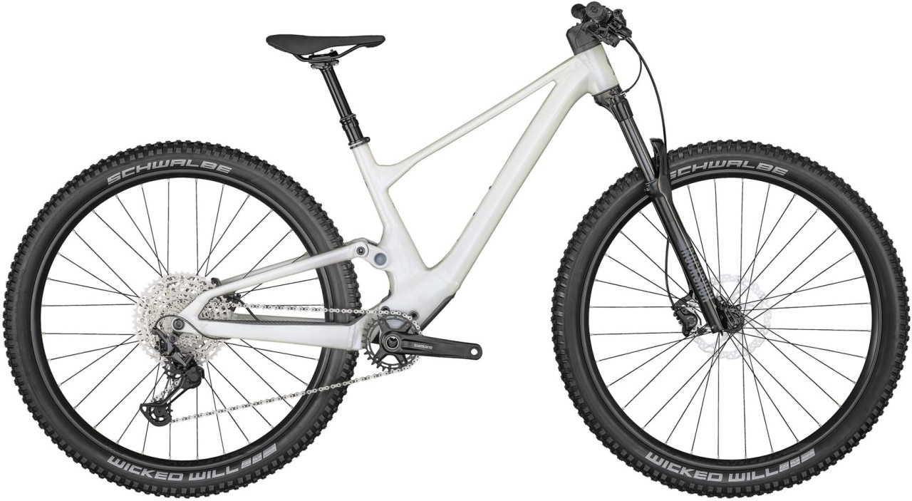 Scott Contessa Spark 930 Pearl Snow White 2024 - Fully Mountainbike Dames