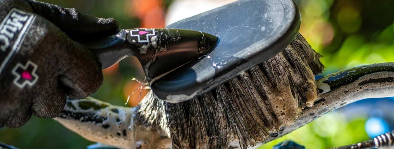 Mountainbike schoonmaken