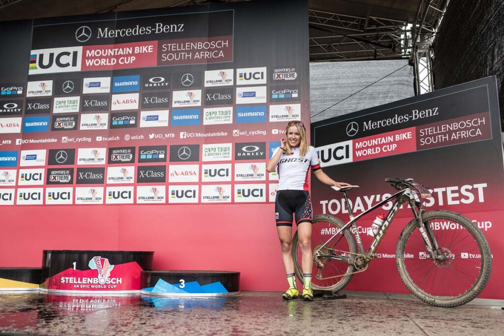 Keizer Degn Podium 1024x683 - Malene Degn en Sina Frei met dubbele overwinning op de Wereldbeker in Zuid-Afrika