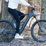 zitpositie op een mountainbike zitpositie op een mountainbike