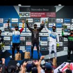 Max Hartenstern DH Wold Cup Podium Max Hartenstern DH Wold Cup Podium
