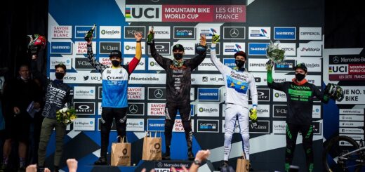 Max Hartenstern DH Wold Cup Podium